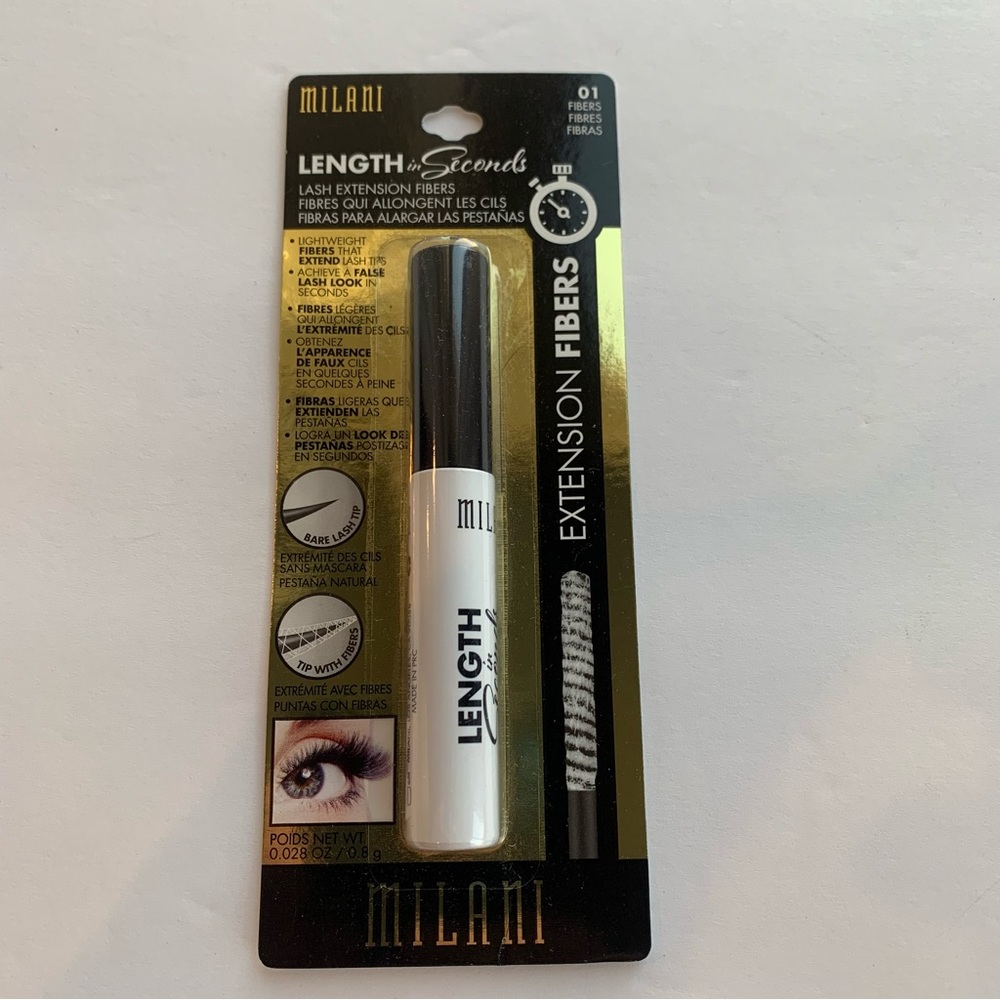 Milano Length in Seconds Lash Extension Fibers